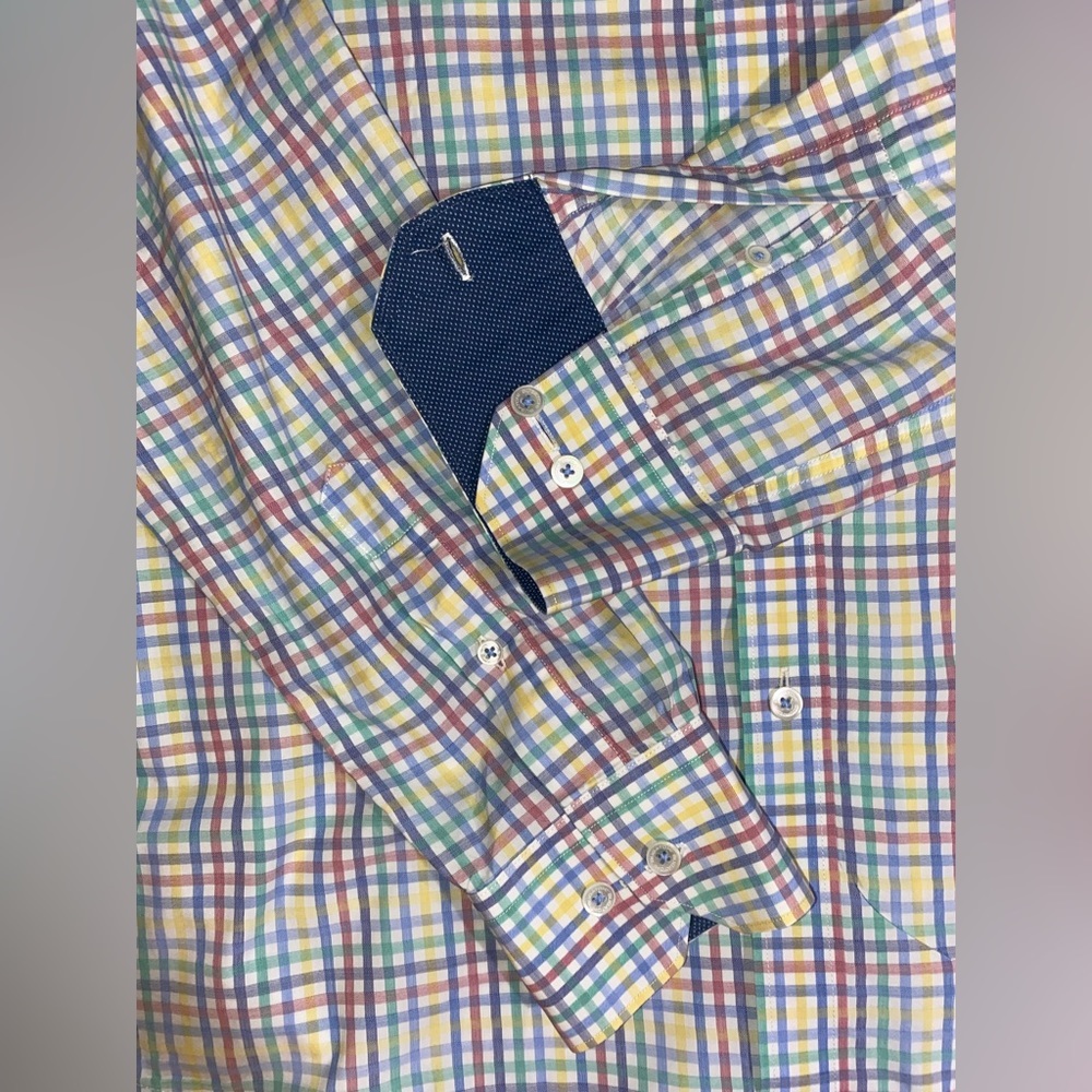 Bugatchi Men’s Button Down Shaped Fit - Size Medi… - image 5